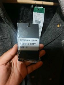 unisex Grey Corduroy Jacket