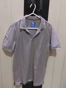 Men's Grey Polo T-Shirt