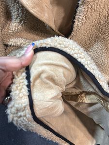 Cozy Brown Fleece Hoodie Jacket