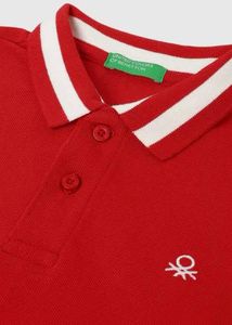 United Colors of Benetton Red Polo T-Shirt