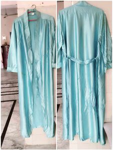 Combo Of Fancy Satin Night Gown
