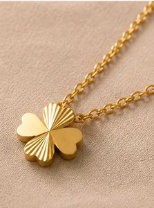 Gold Clover Necklace