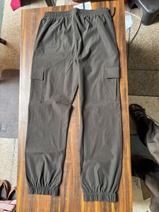 Gray Casual Pants