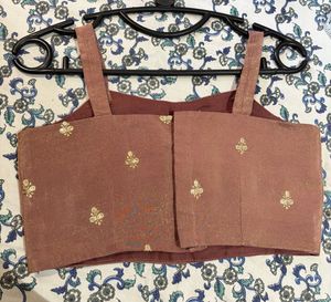 Embellished Brocade Blouse and skirt