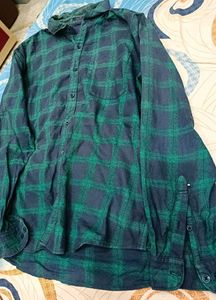 Green Checked Shirt