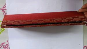 Brand New Avon Brocade Clutch - Crimson