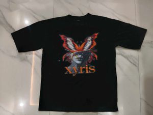 Black Graphic Butterfly T-Shirt