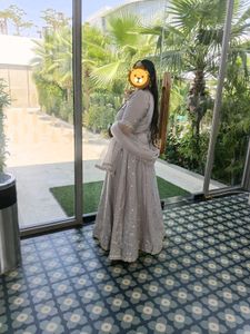 Dusty Nude Lehenga Choli Set