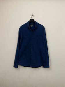 Blue Button-Down Shirt
