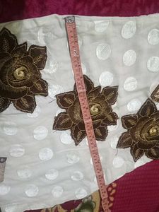 Elegant White Kurta with Embroidery