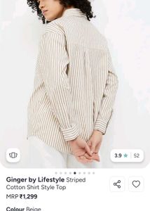 Classic Striped Button-Up Shirt