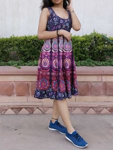 Boho Print Dress