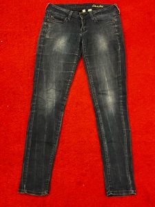 Womens Blue Wash Denim Jeans