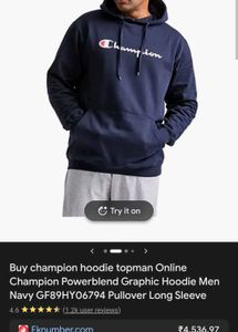 Champion Navy Blue Hoodie