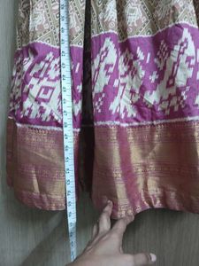 Beautiful Purple &amp; Beige Ethnic frock