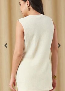 New Elegant Sleeveless Top and Shorts Co-Ord Set