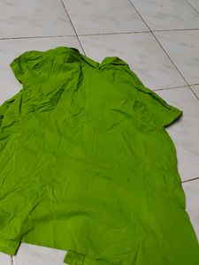 Lime Green Kurta Top