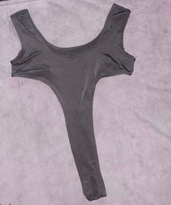 Men's U neck Bodysuit Rave jumpsuit tights Leotard