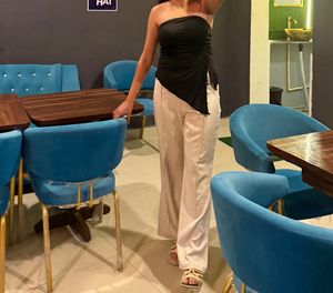 Black Off-Shoulder Tube Top