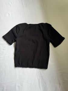 ONLY Black crop top