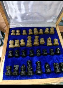 Vintage Marble Chess Set