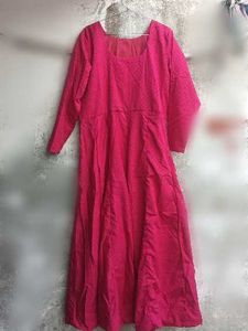 Elegant Pink Ethnic Gown perfect for L/XL