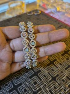 AD Exquisite CZ &amp; Gemstone Bangles