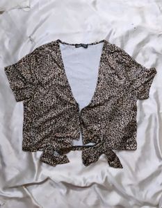 Leopard Print Crop Top