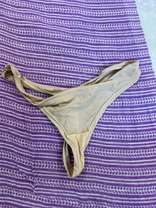 Floral Print Thong Panty