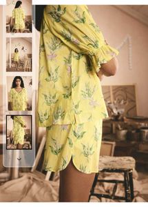 Cath Kidston Yellow Short Pyjama Set