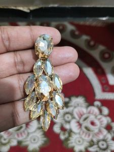 BIG SIZE KOREAN GLASS STONE NECKLACE SET