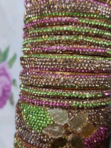 Sparkling Bangle Set 18pieces