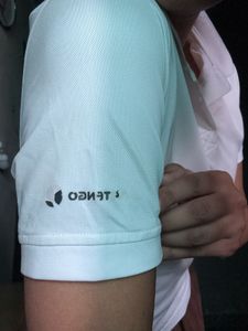 White polo shirt corset design