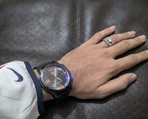 SACORRA Black Quartz Watch (Used)