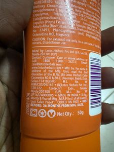 Lotus Herbals Safe Sun Daily Sunscreen SPF 40