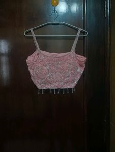 💕 Beautiful Baby Pink Party Wear Dress