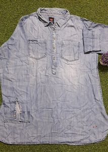 DENIM KURTA-44 SIZE
