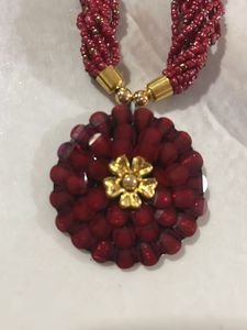 Beaded Flower Necklace