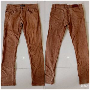 Men's Brown Casual Jeans
