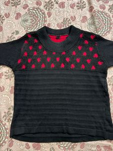 Heart Pattern Sweater