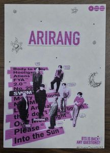 BTS Arirang poster Self-designed