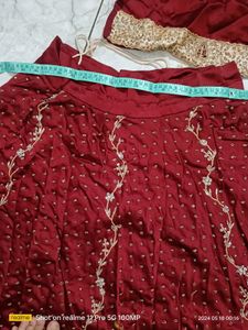 Bridal Lehenga or wear in wedding anniversary func