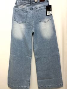 Wide Leg Denim Jeans