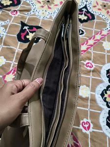 Stylish Taupe Tote Bag