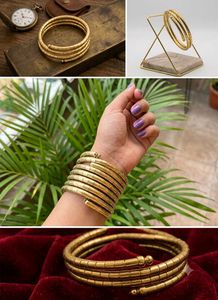 Sale offer_Vintage Spiral Coil Bangle Bracelet
