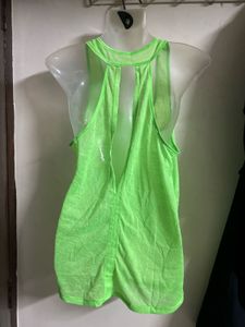 Neon Green Racerback Tank Top