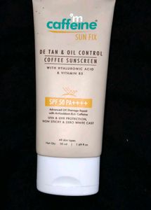 mCaffeine Sun Fix Coffee Sunscreen SPF 50