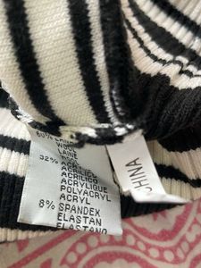 Striped V-Neck Sweater Vest