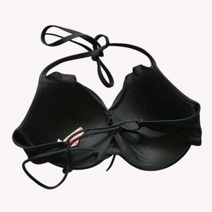 Stylish Black Bikini Top New NWOT