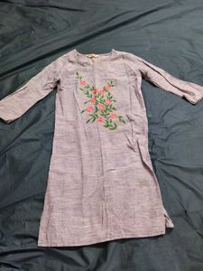 Embroidered Dupatta with Stripes